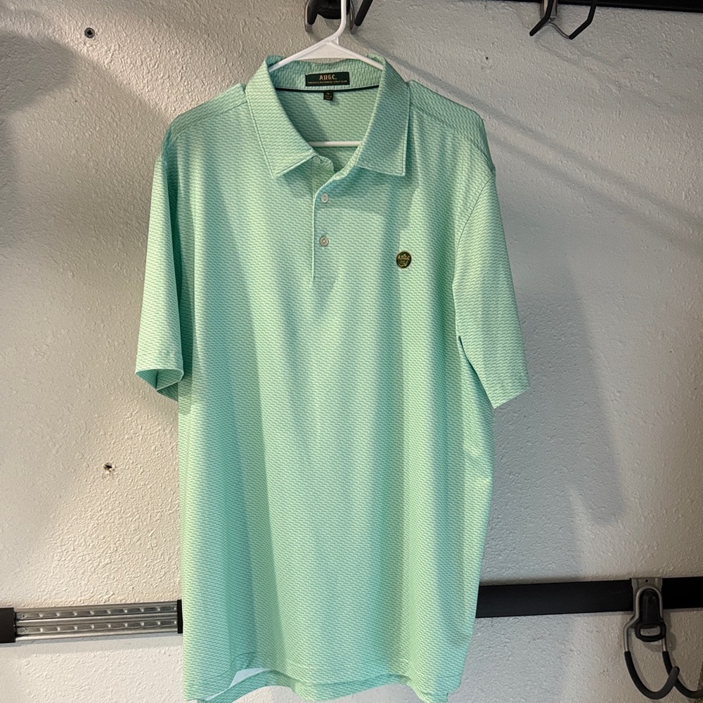 Augusta National Golf Club Men's Mint Polo Shirt-Golf - Picture 4 of 5